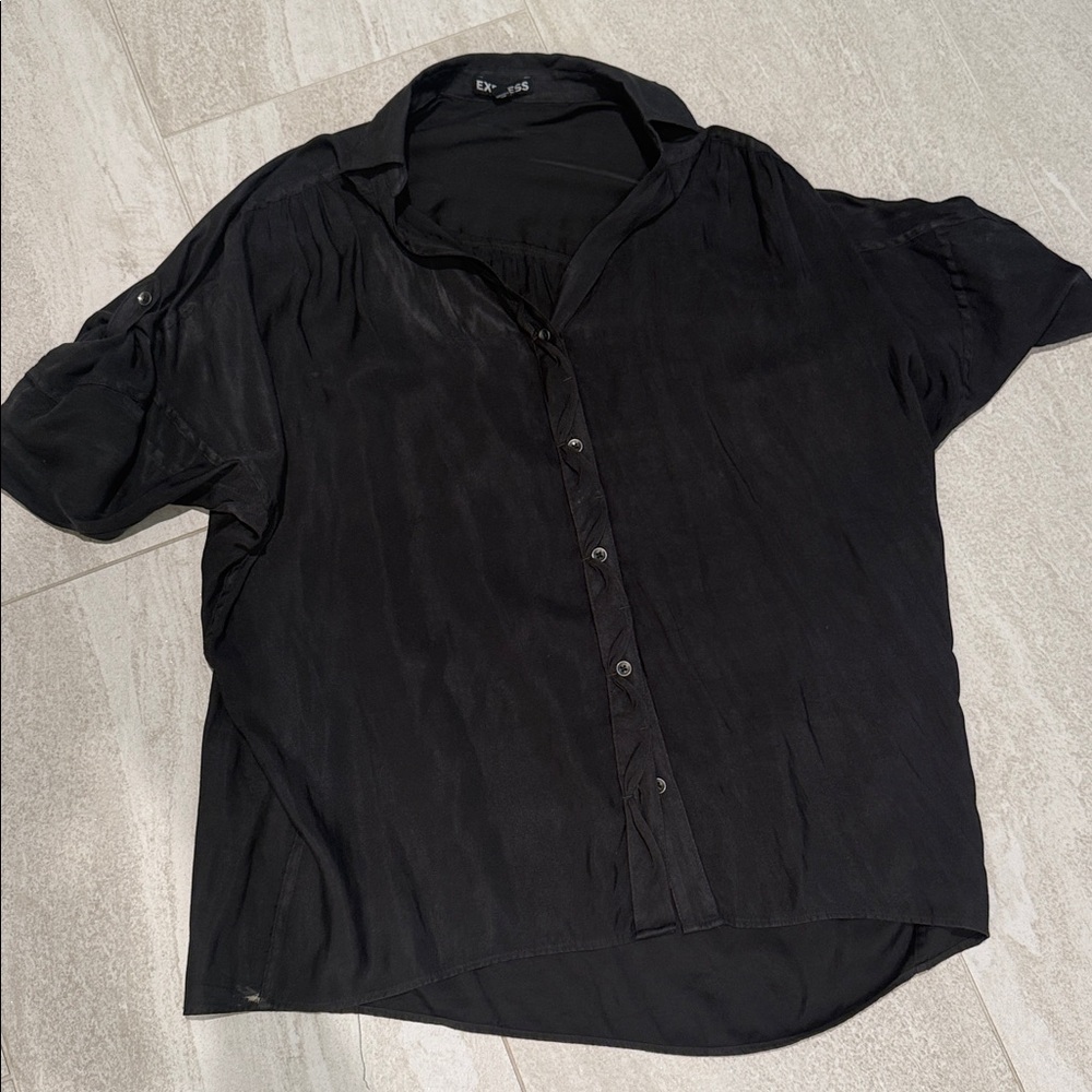 Express Black Blouse